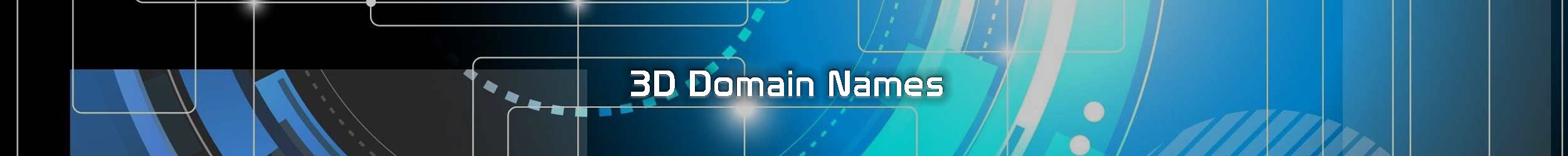 3D domain names